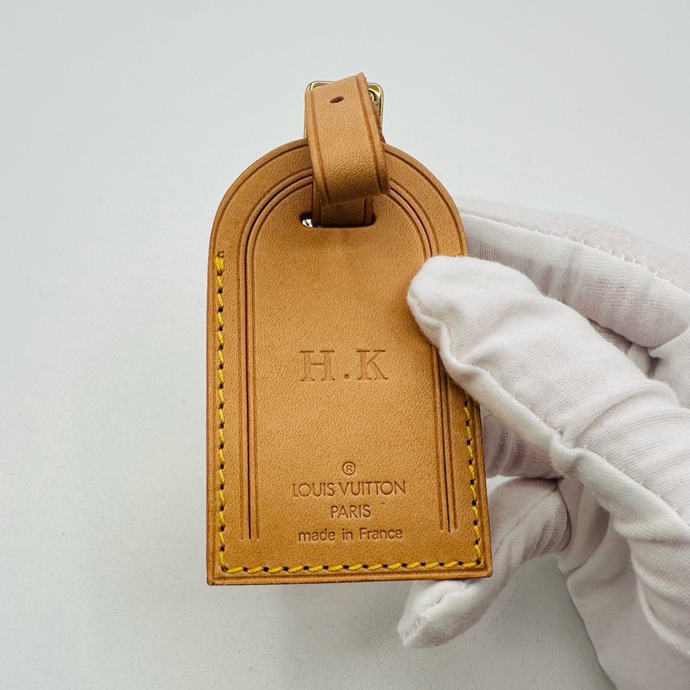 Louis Vuitton Leather Tag